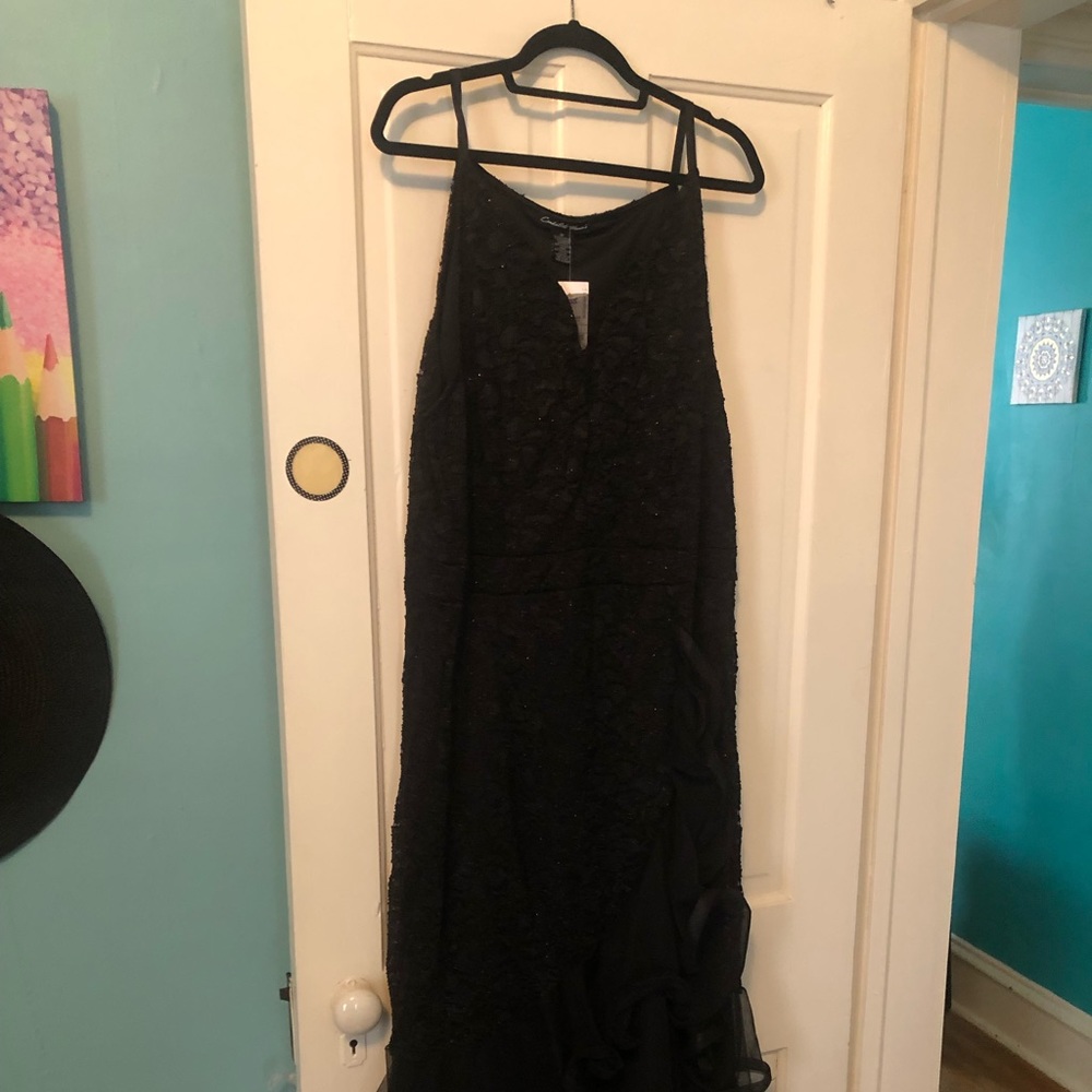 Black evening gown